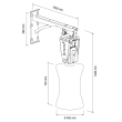 Kaparó, automatikus forgókefe szarvasmarha Melasty 3761-B (220V, 0,18KW)